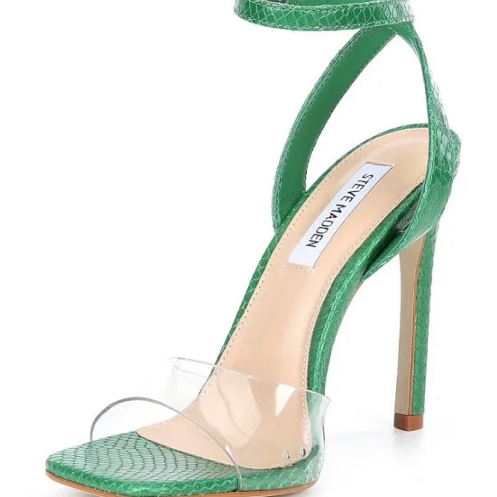 STEVE MADDEN Jessenia Green Heels